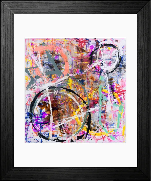 Framed Print : Abstract Art 125. Creator: Bandji Fall Framed Print : Abstract Art 125. Creator: Bandji Fall