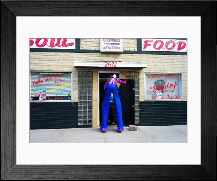 Framed Print : Colemans Soul Food, 2622 Welton Street, Denver, CO. Creator: Chris Suspect Framed Print : Colemans Soul Food, 2622 Welton Street, Denver, CO. Creator: Chris Suspect