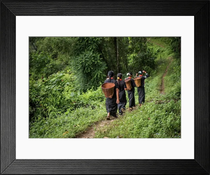 Framed Print : Going to the Field. Creator: Dorte Verner Framed Print : Going to the Field. Creator: Dorte Verner