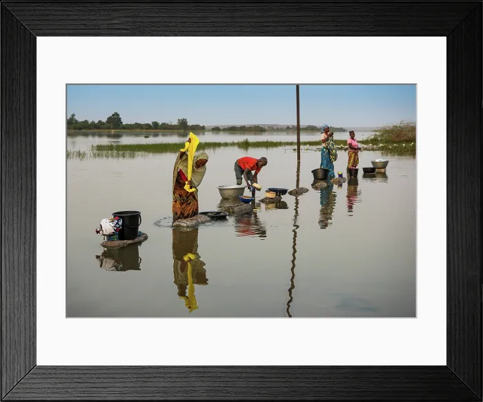 Framed Print : Life on the River. Creator: Dorte Verner Framed Print : Life on the River. Creator: Dorte Verner