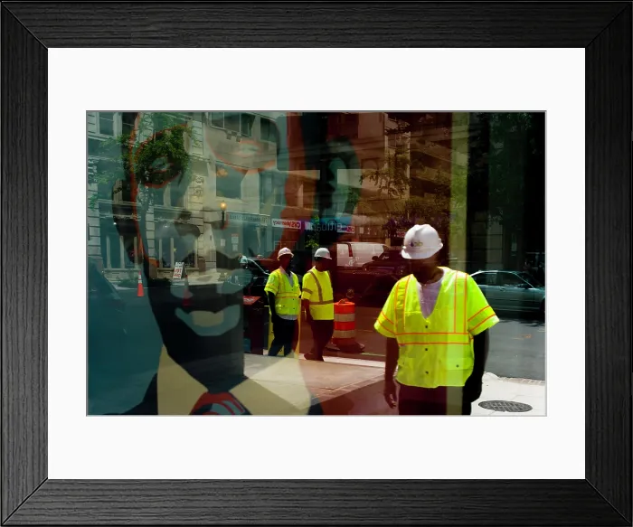 Framed Print : 14th and E Sts. NW, Washington, D.C.. Creator: Chris Suspect Framed Print : 14th and E Sts. NW, Washington, D.C.. Creator: Chris Suspect