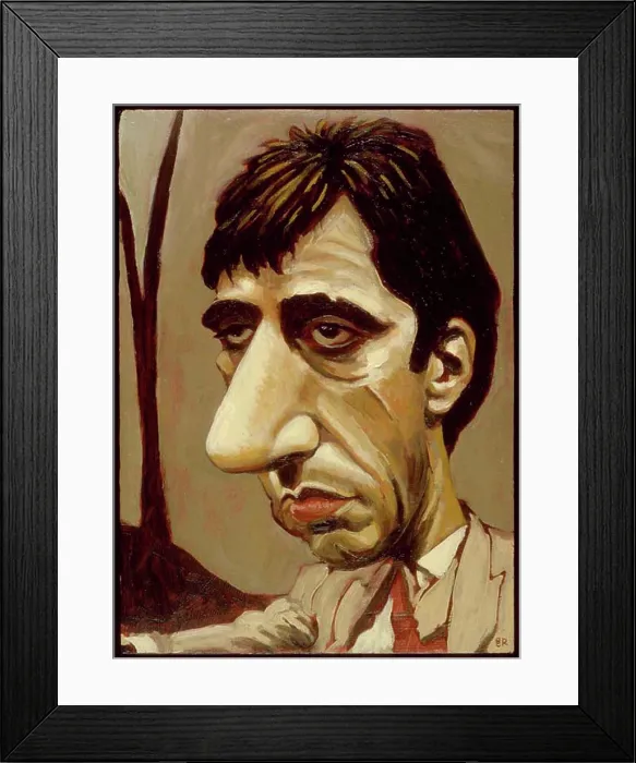 Framed Print : Al Pacino. Creator: Dan Springer Framed Print : Al Pacino. Creator: Dan Springer