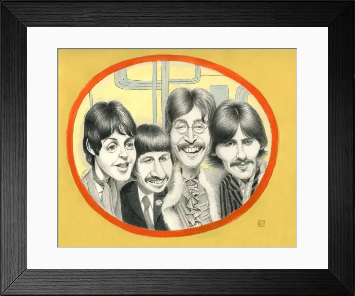 Framed Print : 50th Anniversary Yellow Submarine. Creator: Dan Springer Framed Print : 50th Anniversary Yellow Submarine. Creator: Dan Springer