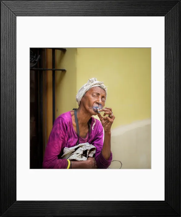 Framed Print : A Smoking Woman. Creator: Dorte Verner Framed Print : A Smoking Woman. Creator: Dorte Verner