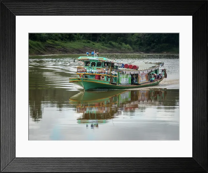 Framed Print : Transport on the River. Creator: Dorte Verner Framed Print : Transport on the River. Creator: Dorte Verner