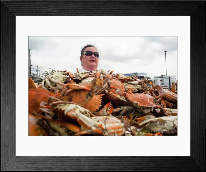 Framed Print : Crisfield, MD. Creator: Chris Suspect Framed Print : Crisfield, MD. Creator: Chris Suspect