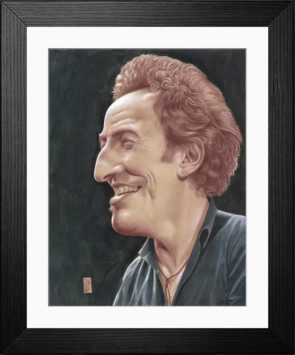 Framed Print : Bruce Springsteen. Creator: Dan Springer Framed Print : Bruce Springsteen. Creator: Dan Springer