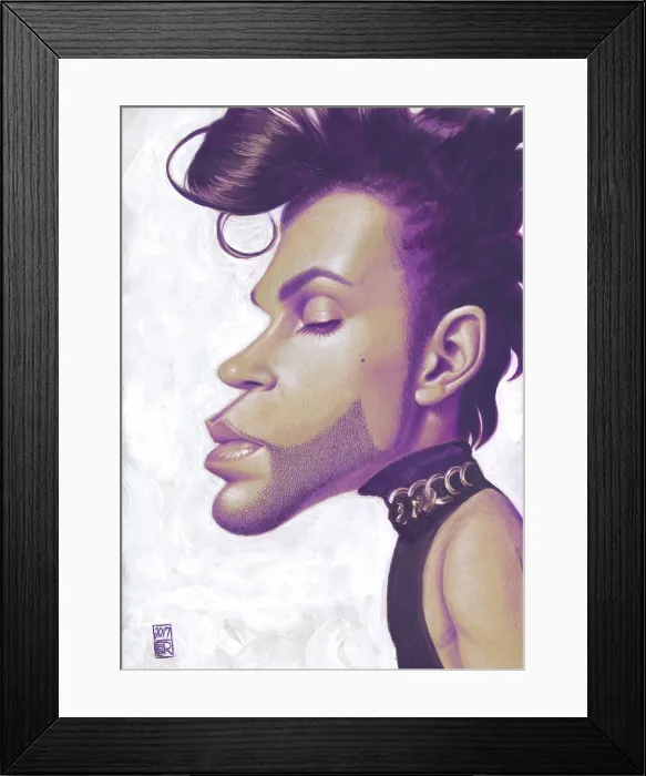 Framed Print : Prince. Creator: Dan Springer Framed Print : Prince. Creator: Dan Springer
