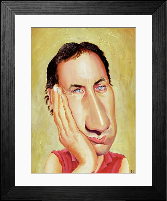 Framed Print : Pete Townshend. Creator: Dan Springer Framed Print : Pete Townshend. Creator: Dan Springer
