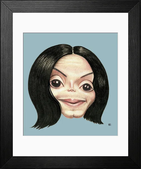 Framed Print : MIchael Jackson. Creator: Dan Springer Framed Print : MIchael Jackson. Creator: Dan Springer