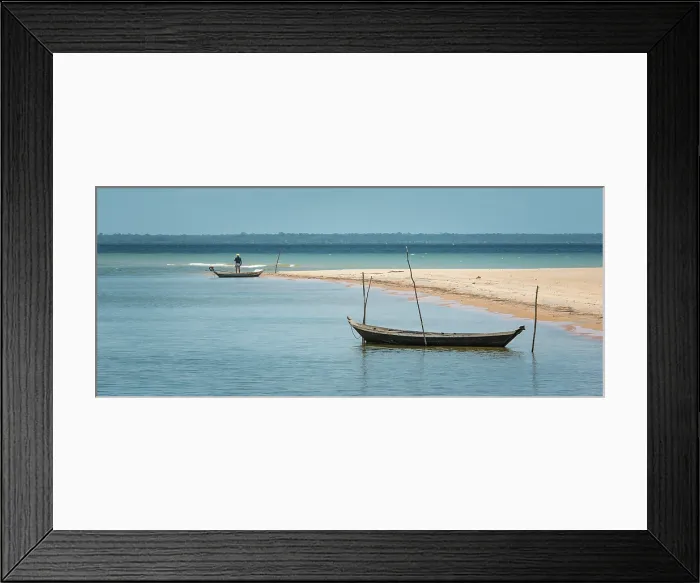 Framed Print : Beach in the Amazon. Creator: Dorte Verner Framed Print : Beach in the Amazon. Creator: Dorte Verner