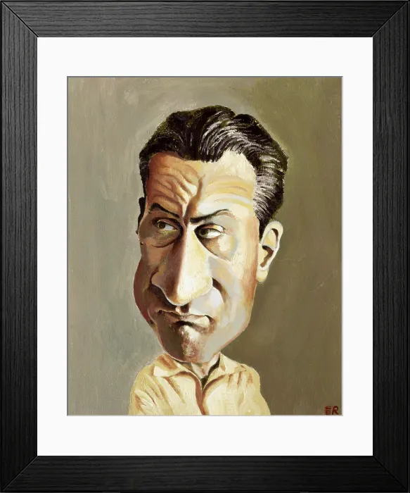 Framed Print : Robert DeNiro. Creator: Dan Springer Framed Print : Robert DeNiro. Creator: Dan Springer