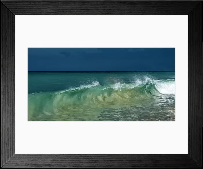 Framed Print : Storm Light Surf. Creator: Eve Turek Framed Print : Storm Light Surf. Creator: Eve Turek
