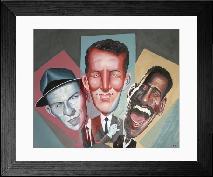 Framed Print : The Rat Pack-2. Creator: Dan Springer Framed Print : The Rat Pack-2. Creator: Dan Springer