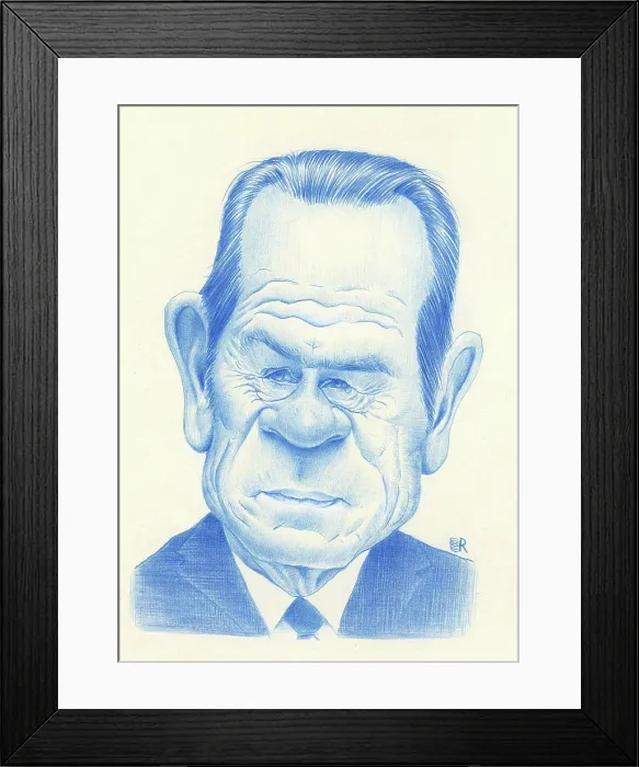 Framed Print : Tommy Lee Jones. Creator: Dan Springer Framed Print : Tommy Lee Jones. Creator: Dan Springer