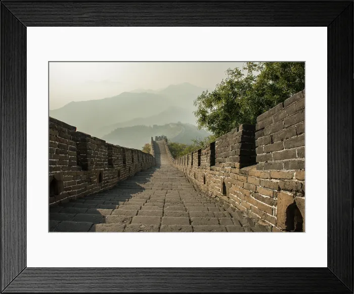 Framed Print : The Great Wall. Creator: Dorte Verner Framed Print : The Great Wall. Creator: Dorte Verner