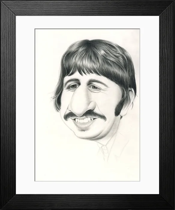 Framed Print : Ringo Starr. Creator: Dan Springer