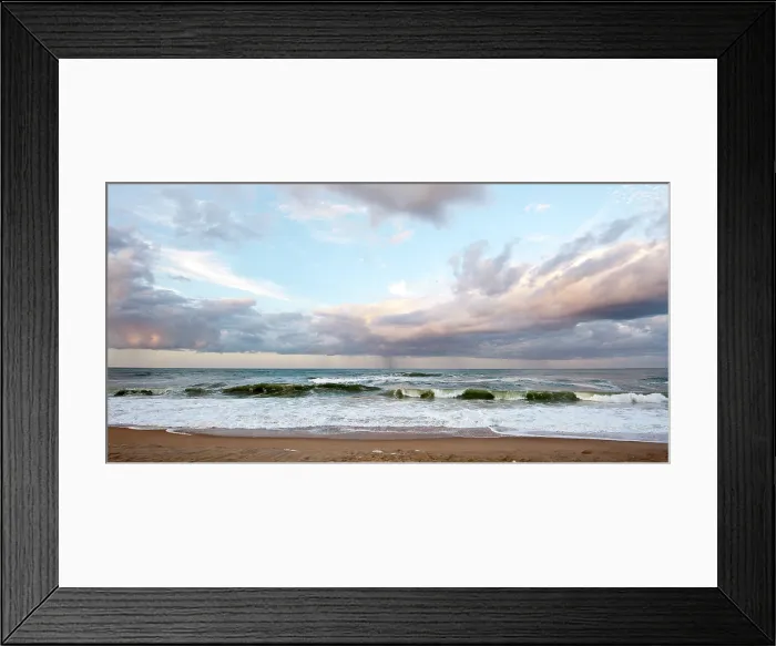 Framed Print : Seaside Sunset. Creator: Eve Turek Framed Print : Seaside Sunset. Creator: Eve Turek