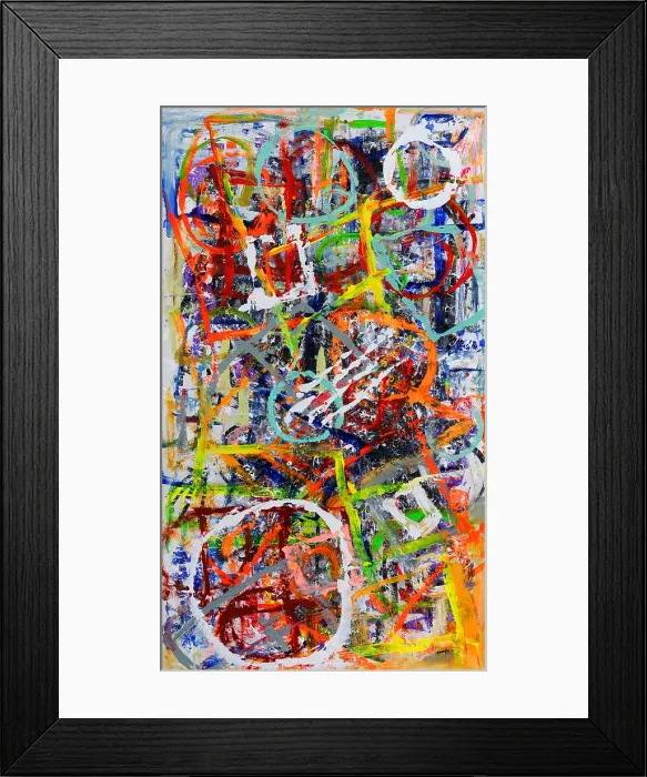 Framed Print : Abstract Art 127. Creator: Bandji Fall Framed Print : Abstract Art 127. Creator: Bandji Fall