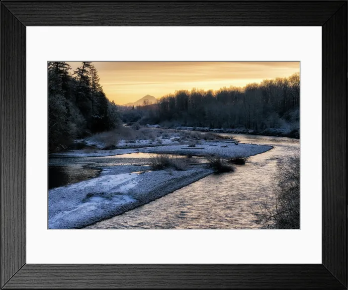 Framed Print : WInter Morning. Creator: Joshua Johnston Framed Print : WInter Morning. Creator: Joshua Johnston