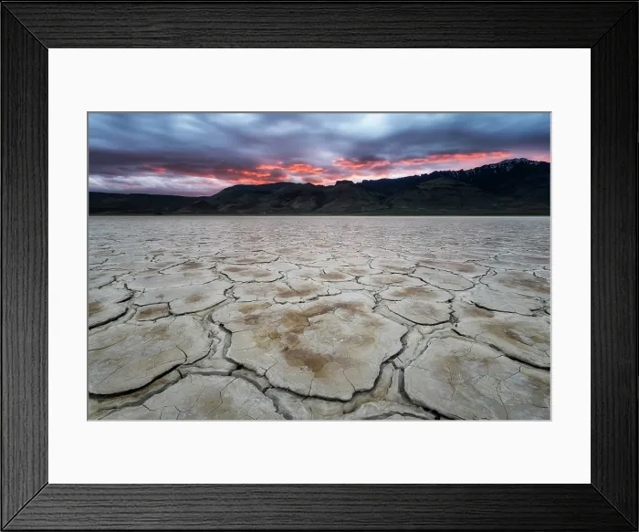 Framed Print : Alvord Desert. Creator: Joshua Johnston Framed Print : Alvord Desert. Creator: Joshua Johnston