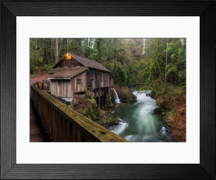 Framed Print : Cedar Creek Grist Mill. Creator: Joshua Johnston Framed Print : Cedar Creek Grist Mill. Creator: Joshua Johnston