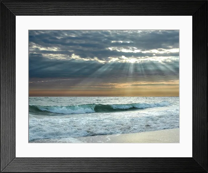 Framed Print : Serenity Sunrise. Creator: Eve Turek Framed Print : Serenity Sunrise. Creator: Eve Turek