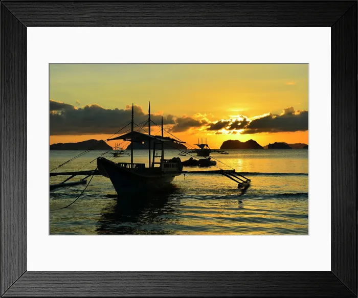 Framed Print : Bangka Set. Creator: Robert Manno Framed Print : Bangka Set. Creator: Robert Manno