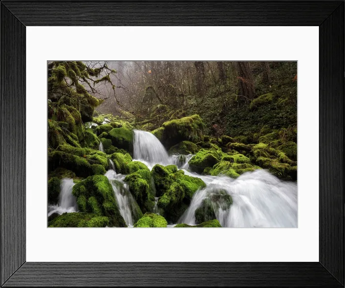 Framed Print : Bunch Falls. Creator: Joshua Johnston