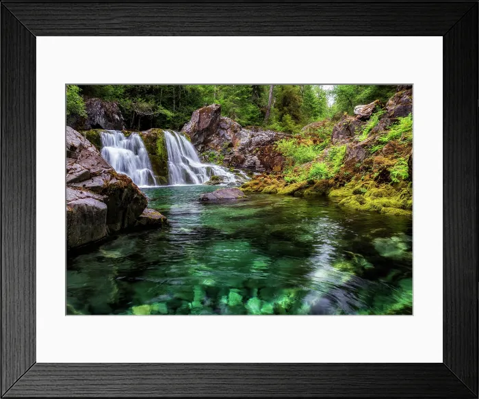 Framed Print : Opal Creek. Creator: Joshua Johnston Framed Print : Opal Creek. Creator: Joshua Johnston