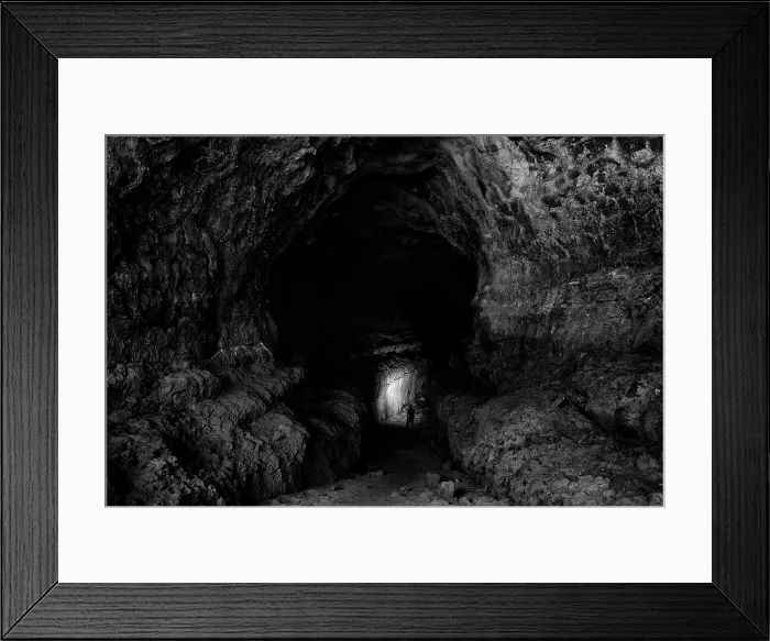Framed Print : Little Man, Big Hole. Creator: Joshua Johnston Framed Print : Little Man, Big Hole. Creator: Joshua Johnston