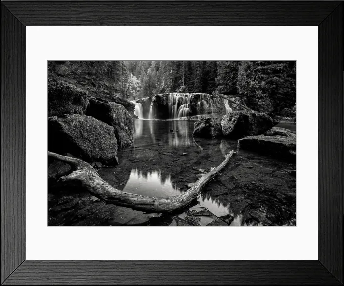 Framed Print : Lower Lewis Falls. Creator: Joshua Johnston Framed Print : Lower Lewis Falls. Creator: Joshua Johnston