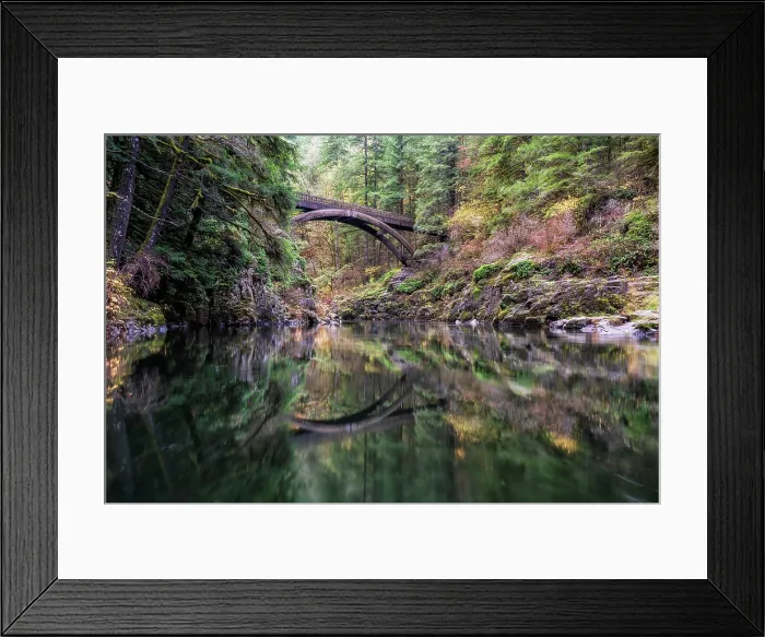 Framed Print : Moulton Falls Bridge B. Creator: Joshua Johnston Framed Print : Moulton Falls Bridge B. Creator: Joshua Johnston