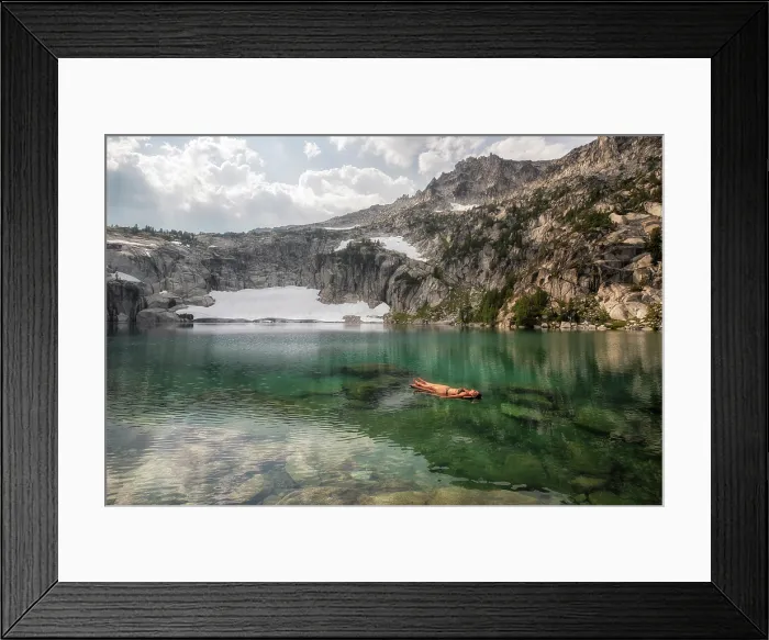 Framed Print : Inspiration Lake. Creator: Joshua Johnston Framed Print : Inspiration Lake. Creator: Joshua Johnston