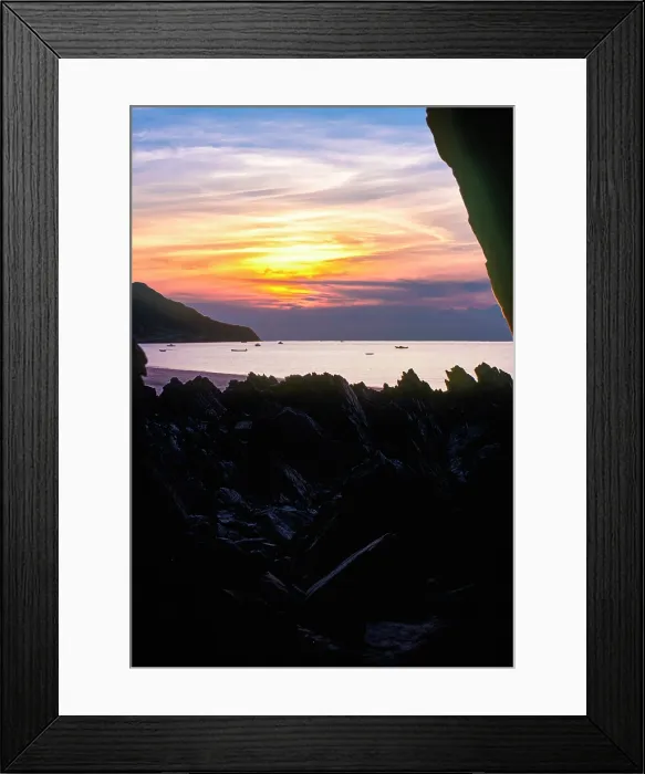 Framed Print : Baja Sunrise. Creator: Robert Manno Framed Print : Baja Sunrise. Creator: Robert Manno