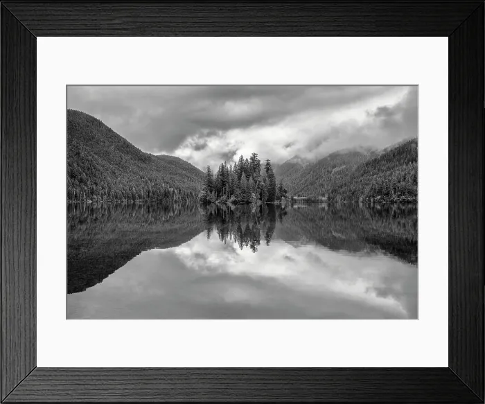 Framed Print : Packwood Lake. Creator: Joshua Johnston Framed Print : Packwood Lake. Creator: Joshua Johnston