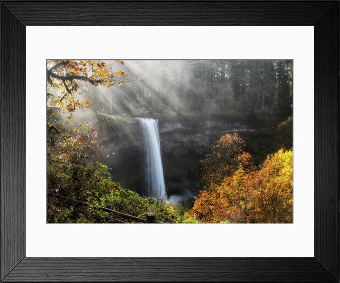 Framed Print : South Falls. Creator: Joshua Johnston Framed Print : South Falls. Creator: Joshua Johnston
