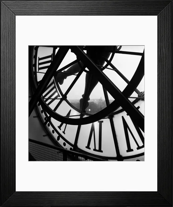 Framed Print : Orsay Clock, Paris. Creator: Tom Artin Framed Print : Orsay Clock, Paris. Creator: Tom Artin