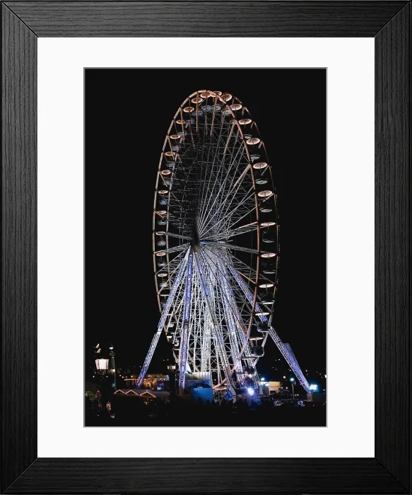 Framed Print : Ferris Wheel, Paris. Creator: Tom Artin Framed Print : Ferris Wheel, Paris. Creator: Tom Artin