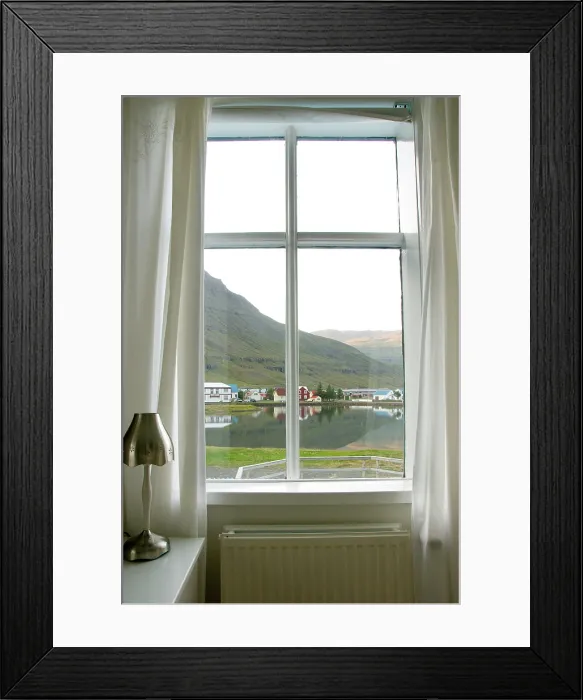 Framed Print : Hotel Room, Iceland. Creator: Tom Artin Framed Print : Hotel Room, Iceland. Creator: Tom Artin