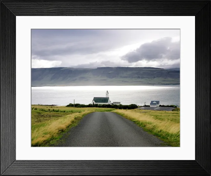 Framed Print : Church, Iceland. Creator: Tom Artin Framed Print : Church, Iceland. Creator: Tom Artin