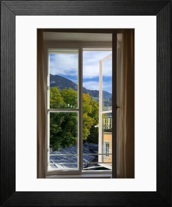 Framed Print : Window View, Salzburg. Creator: Tom Artin Framed Print : Window View, Salzburg. Creator: Tom Artin