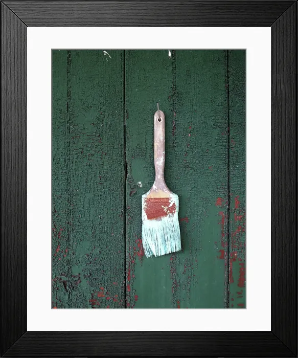 Framed Print : Paint Brush. Creator: Tom Artin Framed Print : Paint Brush. Creator: Tom Artin