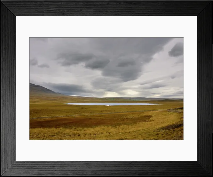 Framed Print : Pond, Iceland. Creator: Tom Artin Framed Print : Pond, Iceland. Creator: Tom Artin