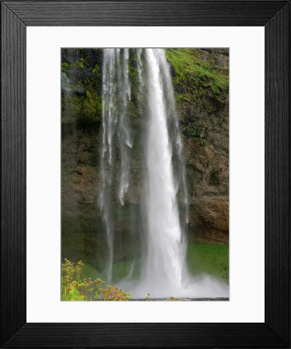 Framed Print : Seljalandfoss Falls A, Iceland. Creator: Tom Artin Framed Print : Seljalandfoss Falls A, Iceland. Creator: Tom Artin