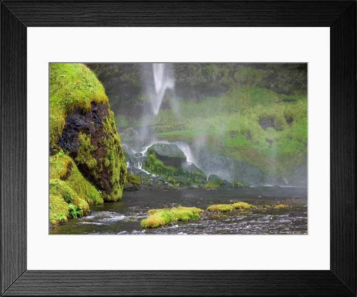 Framed Print : Seljalandfoss Falls B, Iceland. Creator: Tom Artin Framed Print : Seljalandfoss Falls B, Iceland. Creator: Tom Artin