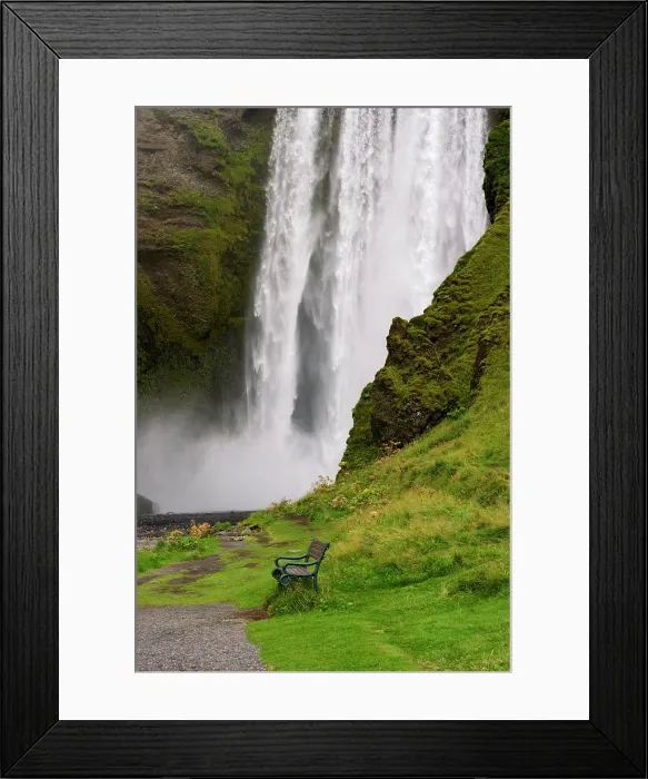 Framed Print : Skogafoss, Iceland. Creator: Tom Artin Framed Print : Skogafoss, Iceland. Creator: Tom Artin