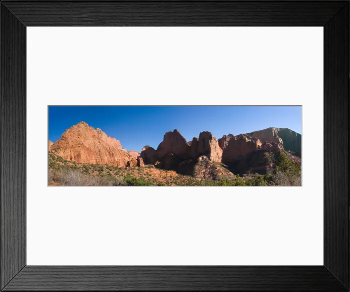 Framed Print : Zion National Park Panorama, Utah. Creator: Tom Artin Framed Print : Zion National Park Panorama, Utah. Creator: Tom Artin
