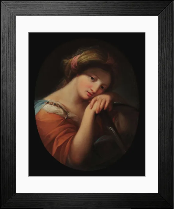 Framed Print : Allegory of Hope, 1765. Creator: Kauffmann, Angelika (1741-1807) Framed Print : Allegory of Hope, 1765. Creator: Kauffmann, Angelika (1741-1807)