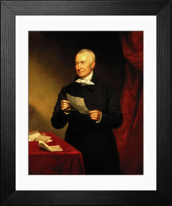 Framed Print : William Newnham (1790-1865), medical practitioner at Farnham, Surrey... 1856. Creator: James Andrews Framed Print : William Newnham (1790-1865), medical practitioner at Farnham, Surrey... 1856. Creator: James Andrews